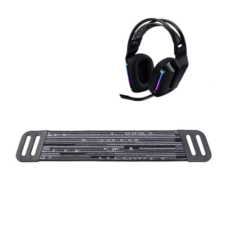 Head Beam Protector for Logitech G733 Headset(Stripe White) by bashfashion