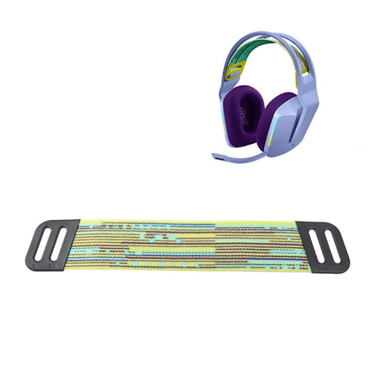 Head Beam Protector for Logitech G733 Headset(Stripe Green) by bashfashion