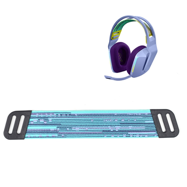 Head Beam Protector for Logitech G733 Headset(Stripe Blue) by bashfashion