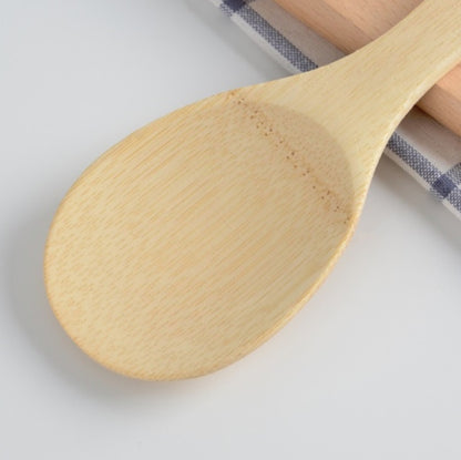 Rice Spoon Spatula Bamboo Board Wood Spatula Kitchen Tool by bashfashion