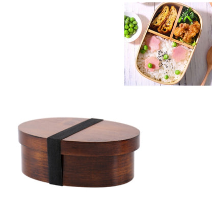Wood Environmental Protection Tableware Portable Lunch Box Bento Box, Style:Single Layer(Paint Color) by bashfashion
