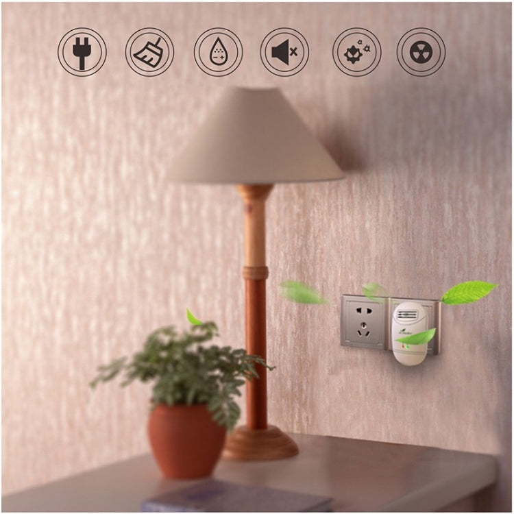 1200W Mini Negative Ion Formaldehyde Removal Second-hand Smoke Office Small Air Purifier(US Plug) by bashfashion