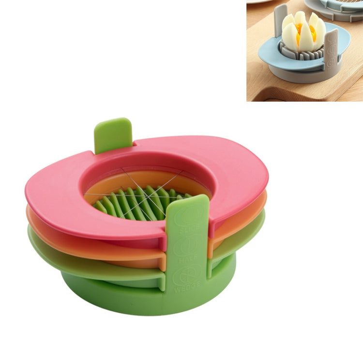 3 in 1 Multifunctional Egg Cutter Half-cut Egg Tool(Colorful) by bashfashion