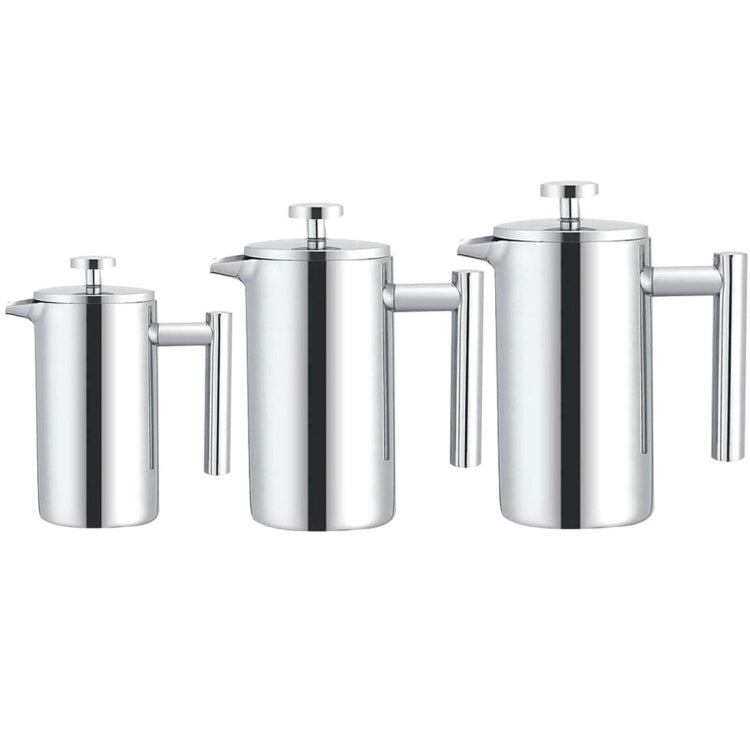 304 Stainless Steel French Pressure Coffee Pot Hand Made Tea Pot, Capacity:350ml by bashfashion