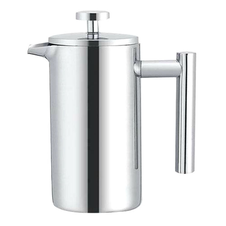 304 Stainless Steel French Pressure Coffee Pot Hand Made Tea Pot, Capacity:1000ml by bashfashion