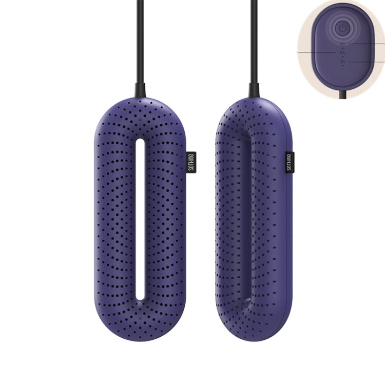 SOTHING 220V Shoe Dryers Deodorization Sterilization Quick Drying Dryer Winter Shoes Heater, CN Plug, Style:Wired Control Timer(Blue) by bashfashion