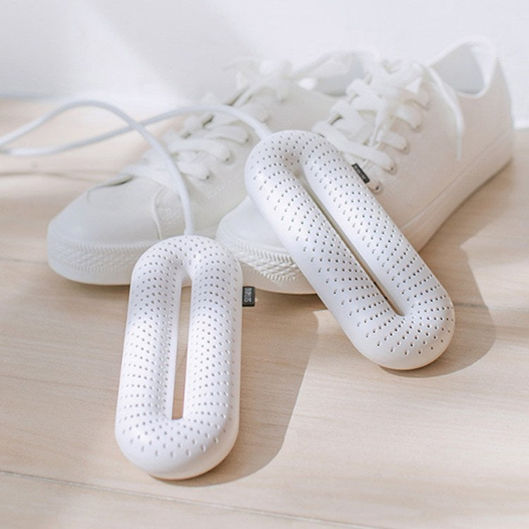 SOTHING 220V Shoe Dryers Deodorization Sterilization Quick Drying Dryer Winter Shoes Heater, CN Plug, Style:Wired Control Timer(White) by bashfashion