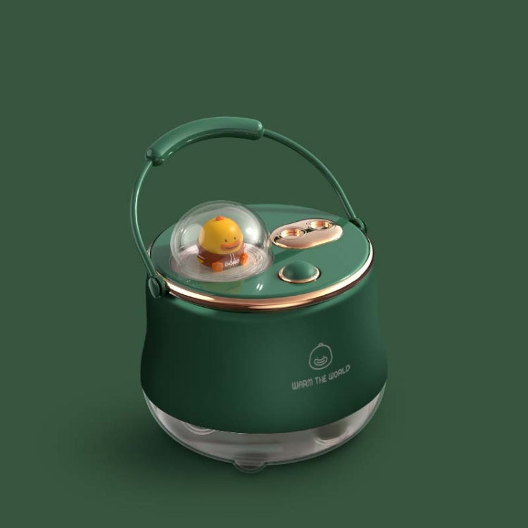 F08 Wireless Water Replenishing Double Spray Humidifier LED Night Light Humidifier(Green) by bashfashion