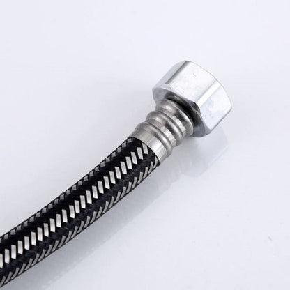 304 Stainless Steel Metal Weave High-pressure Explosion-proof Hot And Cold Water Inlet Hose, Size:100 cm by bashfashion