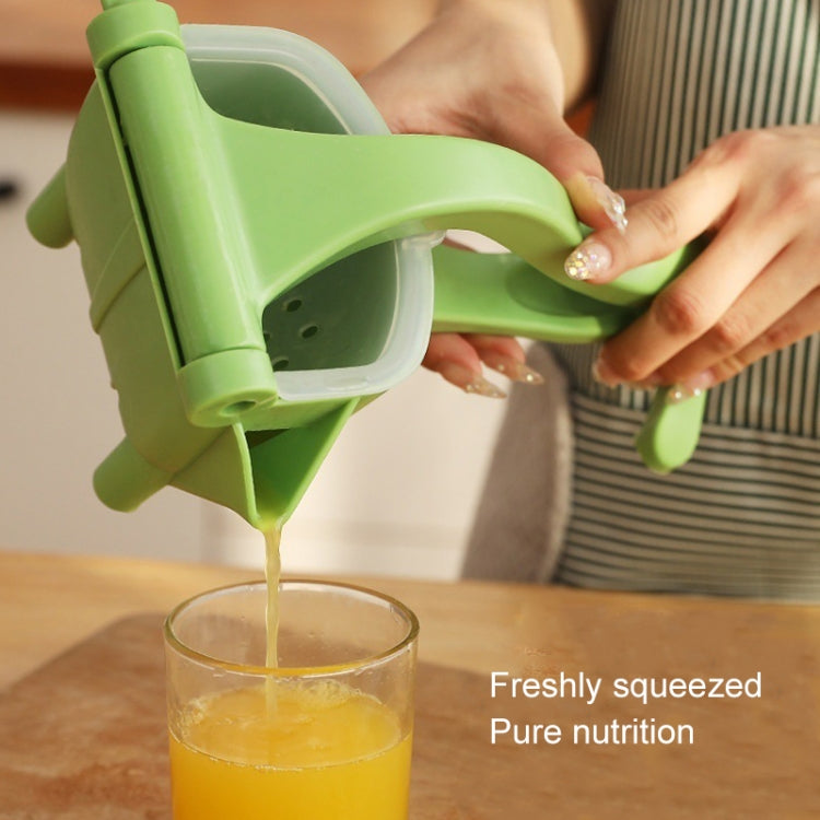 Portable Household Plastic Manual Crushed Ice Juicer Special For Bar Tea Shop Hand Squeeze Juicer by bashfashion
