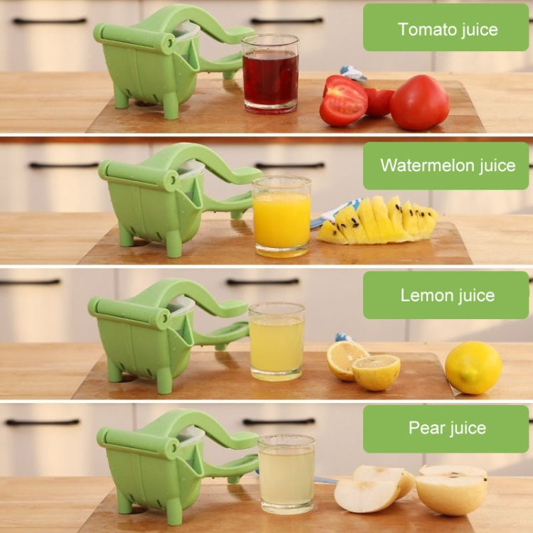 Portable Household Plastic Manual Crushed Ice Juicer Special For Bar Tea Shop Hand Squeeze Juicer by bashfashion