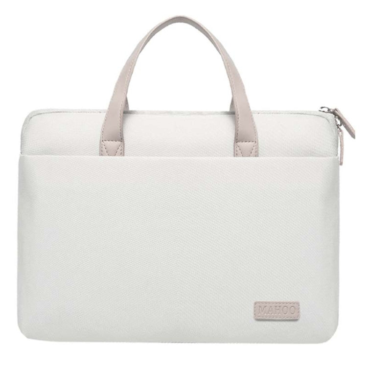 For MacBook 15.6-16.1 Inches MAHOO 10188 Ultra-Thin Hand Computer Bag Messenger Laptop Bag, Color:Gray by bashfashion