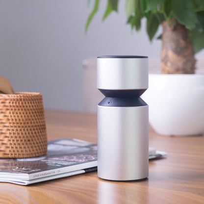 Car Essential Oil Diffuser Hardware Aromatherapy Machine Cold Fragrance Instrument(Silver) by bashfashion