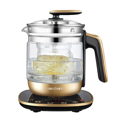 KAMJOVE HT-590 Fully Automatic Water-proof Bird's Nest Stew Cup Glass Health Pot Multi-function Tea Maker CN Plug by KAMJOVE