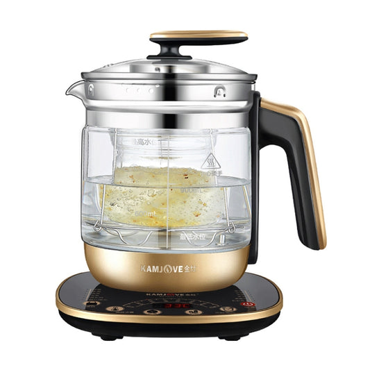 KAMJOVE HT-590 Fully Automatic Water-proof Bird's Nest Stew Cup Glass Health Pot Multi-function Tea Maker CN Plug by KAMJOVE