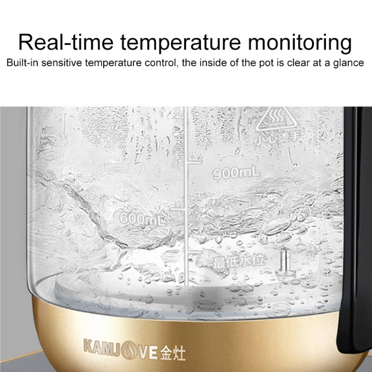 KAMJOVE HT-590 Fully Automatic Water-proof Bird's Nest Stew Cup Glass Health Pot Multi-function Tea Maker CN Plug by KAMJOVE