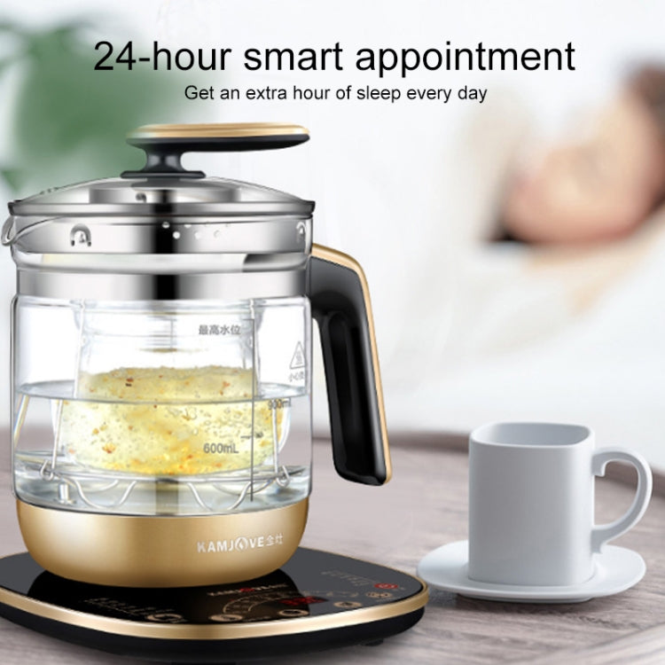 KAMJOVE HT-590 Fully Automatic Water-proof Bird's Nest Stew Cup Glass Health Pot Multi-function Tea Maker CN Plug by KAMJOVE