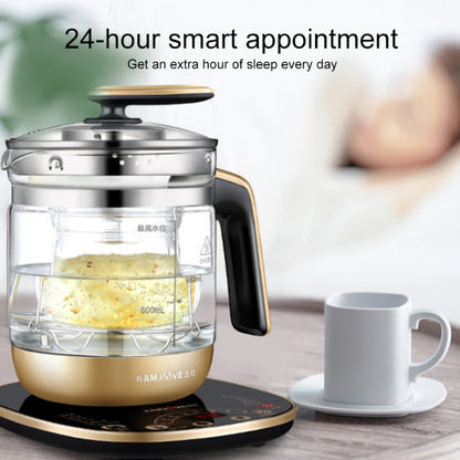 KAMJOVE HT-590 Fully Automatic Water-proof Bird's Nest Stew Cup Glass Health Pot Multi-function Tea Maker CN Plug by KAMJOVE