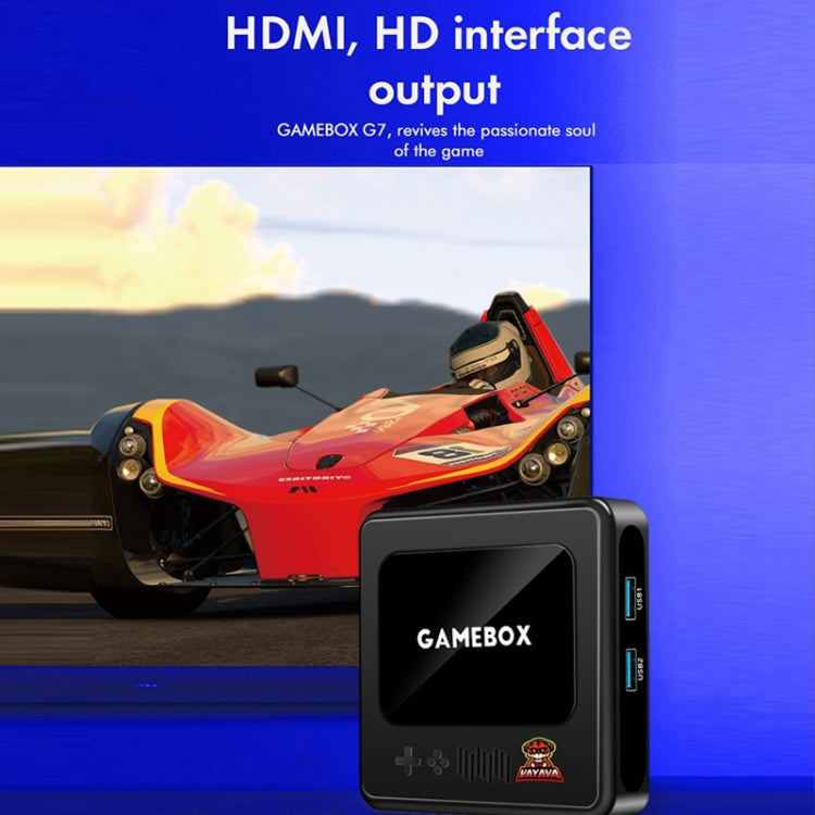 GD10 256G Built-In 60000+ Games Dual System Set-Top Box 3D Home 4K HD TV Game Console Box EU Plug(Black) by ANBERNIC