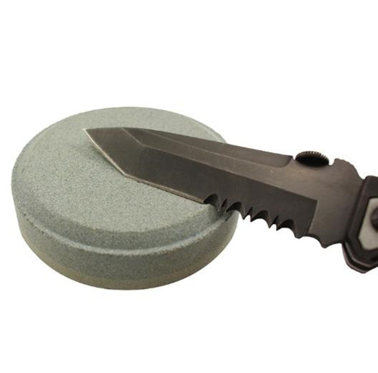 2 PCS Double Sided Sharpening Stone Fast Sharpening Tool Household Sharpening Oilstone Outdoor Sharpener(7.5x2.5cm Round) by bashfashion