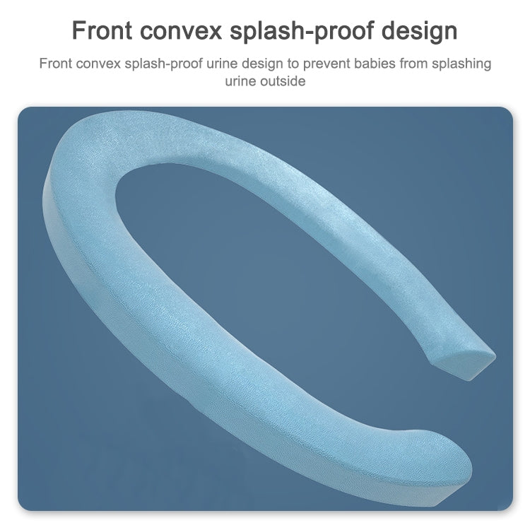 Children Toilet Baby Girl Baby Boy Potty Toilet Seat(Dark blue PU Cushion + Cleaning Bag) by bashfashion