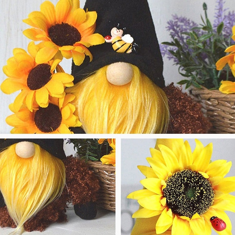 Sunflower Faceless Doll Ornaments Green by bashfashion