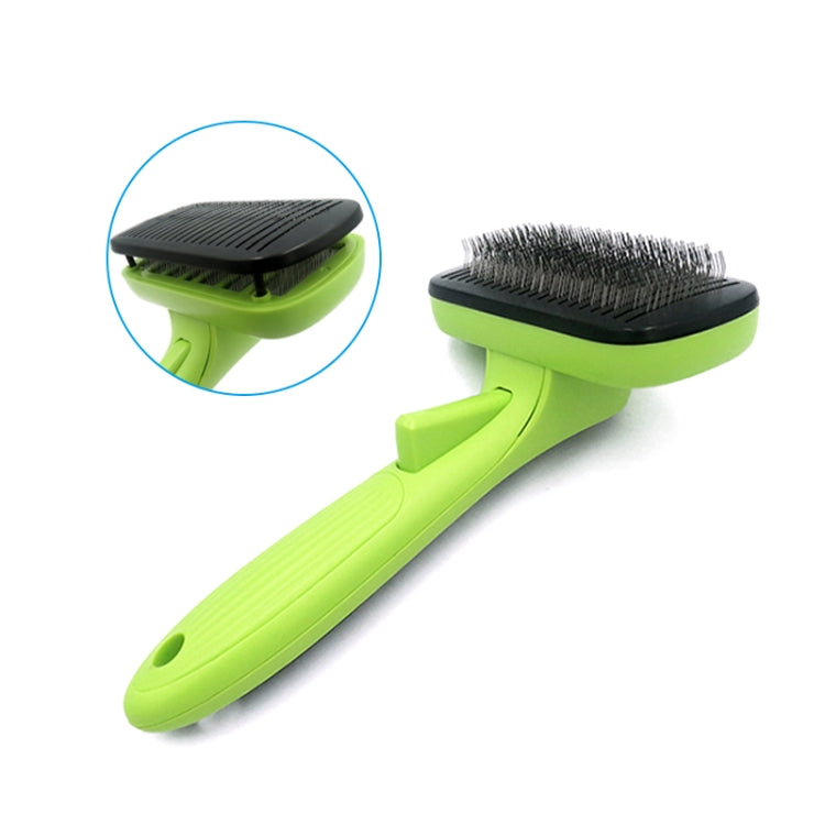 Pet Hair Removal Comb Automatic Hair Removal Brush Dog Hair Grooming Comb Cleaning Supplies by bashfashion
