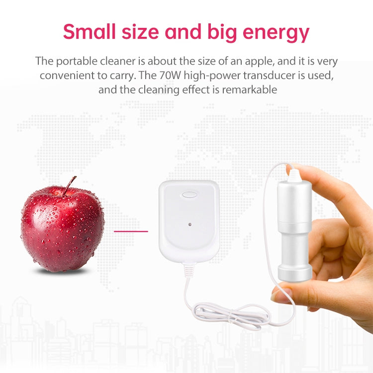 JeKen CE-9600 Household Ultrasonic Cleaner Vegetable Washing Glasses Watch Jewelry Cleaner(EU Plug) by JeKen