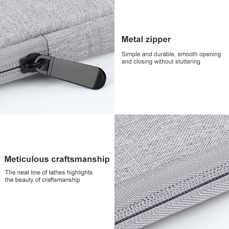 BUBM FMBM-13 Universal Tablet PC Liner Bag Portable Protective Bag, Size: 13 inches(Gray) by BUBM