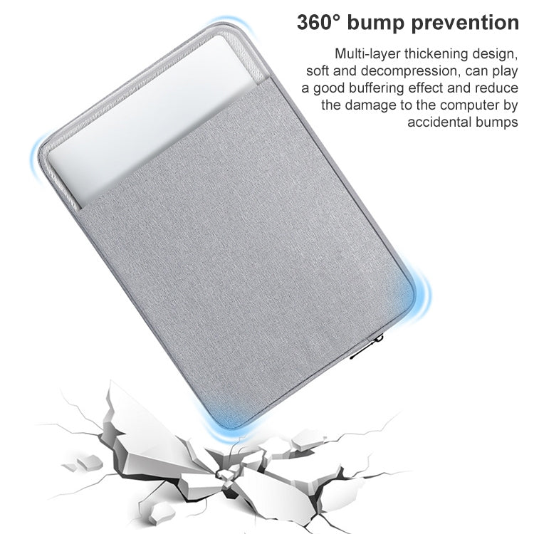 BUBM FMBM-13 Universal Tablet PC Liner Bag Portable Protective Bag, Size: 13 inches(Gray) by BUBM