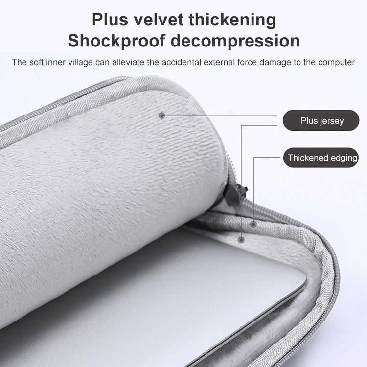 BUBM FMBM-13 Universal Tablet PC Liner Bag Portable Protective Bag, Size: 13 inches(Gray) by BUBM