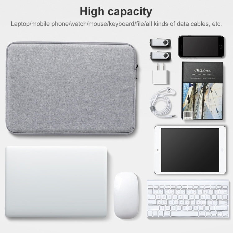 BUBM FMBM-13 Universal Tablet PC Liner Bag Portable Protective Bag, Size: 13 inches(Gray) by BUBM