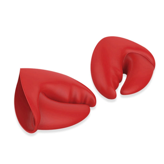 One Pair Lobster Tongs Heat Insulation Gloves Kitchen High Temperature Resistant Silicone Anti-scald Hand Clips by bashfashion