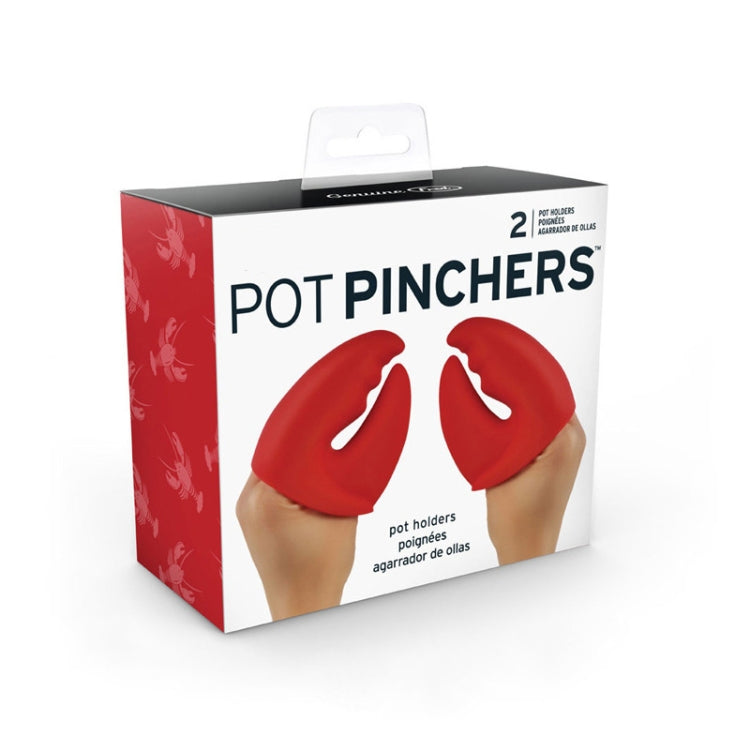 One Pair Lobster Tongs Heat Insulation Gloves Kitchen High Temperature Resistant Silicone Anti-scald Hand Clips by bashfashion