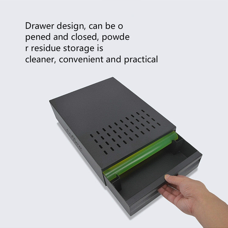 Stainless Steel Drawer Type Coffee Grounds Box Coffee Machine Supporting Equipment(Red) by bashfashion