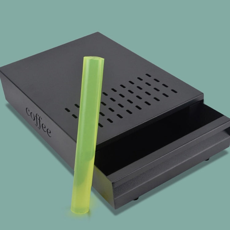 Stainless Steel Drawer Type Coffee Grounds Box Coffee Machine Supporting Equipment(Red) by bashfashion