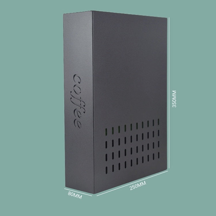 Stainless Steel Drawer Type Coffee Grounds Box Coffee Machine Supporting Equipment(Red) by bashfashion