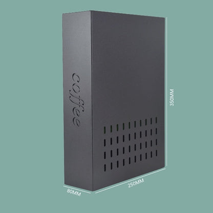 Stainless Steel Drawer Type Coffee Grounds Box Coffee Machine Supporting Equipment(Red) by bashfashion