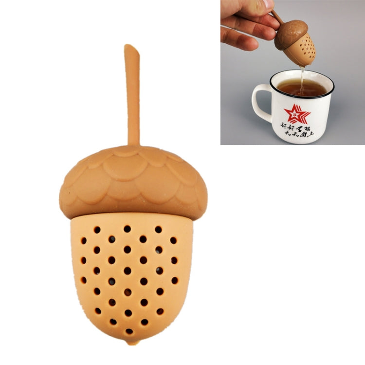 Acorn Mini Tea Strainer Silicone Tea Leak Tea Maker by bashfashion