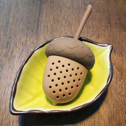 Acorn Mini Tea Strainer Silicone Tea Leak Tea Maker by bashfashion