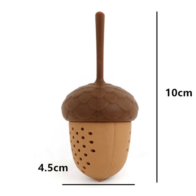 Acorn Mini Tea Strainer Silicone Tea Leak Tea Maker by bashfashion