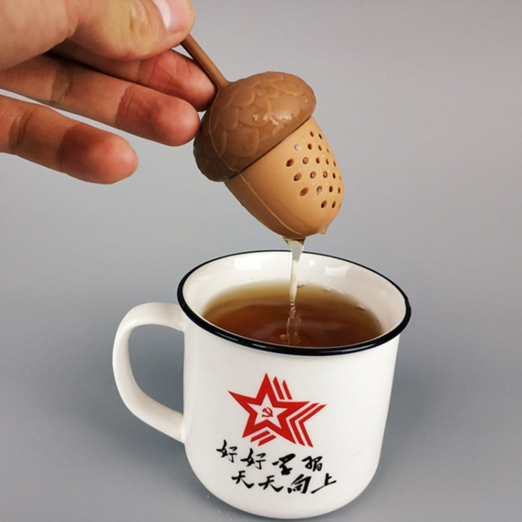 Acorn Mini Tea Strainer Silicone Tea Leak Tea Maker by bashfashion