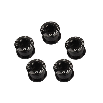 5 PCS Litepro Mountain Bike Bicycle Plate Nail Sprocket Plate Screw Folding Bike Modified Single Plate Nail(Black) by Litepro