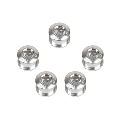 5 PCS Litepro Mountain Bike Bicycle Plate Nail Sprocket Plate Screw Folding Bike Modified Single Plate Nail(Silver) by Litepro