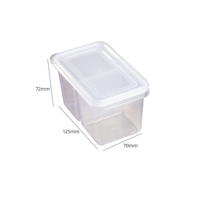 2pcs / Set Kitchen Refrigerator Storage Box Green Onion Ginger Garlic Transparent With Lid Fresh-keeping Box Food Sealed Box by bashfashion