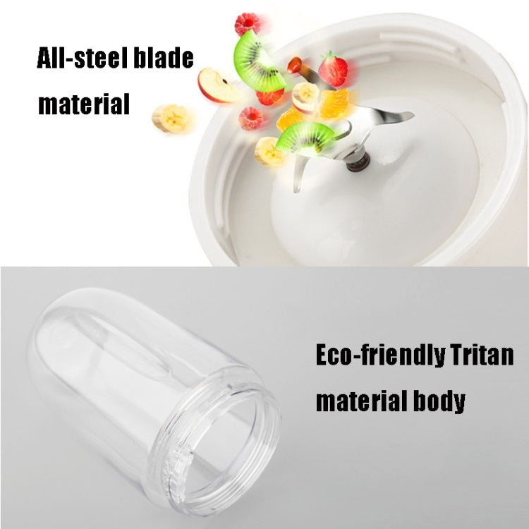 Mingdian Portable USB Rechargeable Juicer Mini Juice Cup(White) by bashfashion