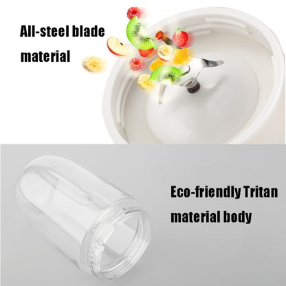 Mingdian Portable USB Rechargeable Juicer Mini Juice Cup(White) by bashfashion