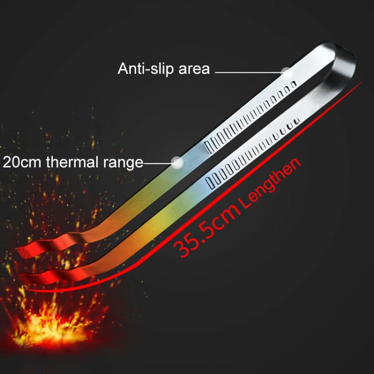 Stainless Steel Barbecue Clip Barbecue Tool Bread Clip Spaghetti Food Clip Steak Clip by bashfashion