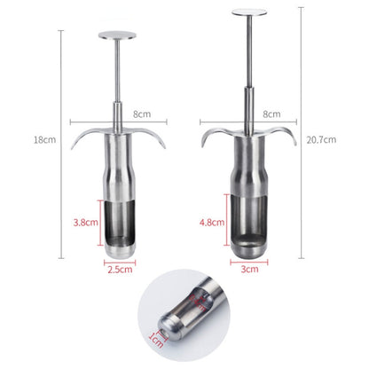 Stainless Steel Red Date Pitting Device Cherry Fruit Coring Device, Specification: Large by bashfashion