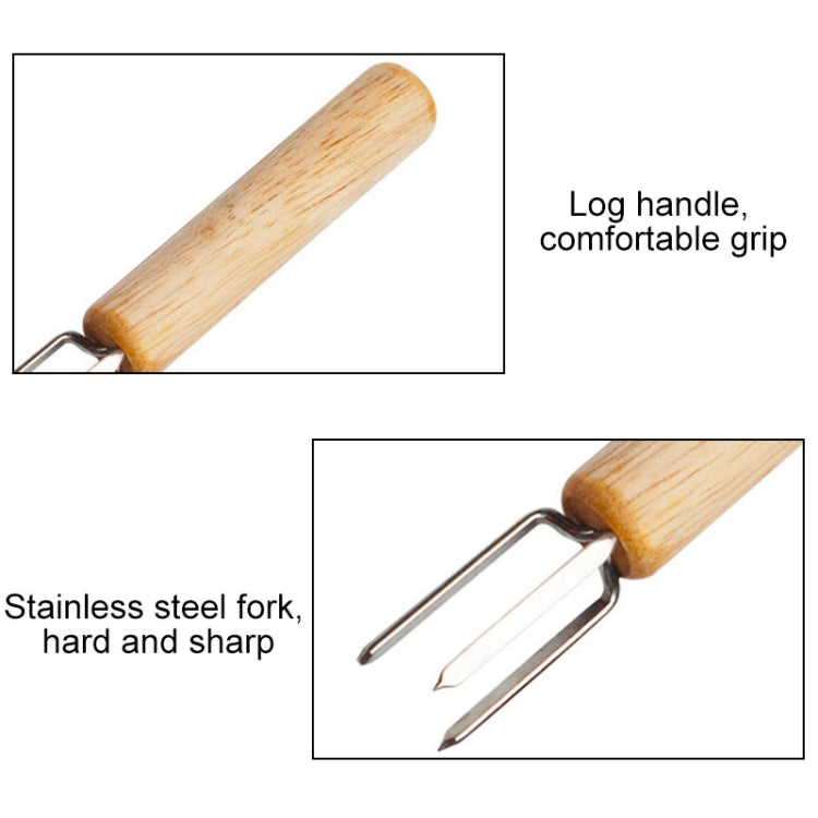 10 PCS Corn Fork Corn Roast Needle Moxa Extender Corn Plug Barbecue Tool Barbecue Fork by bashfashion